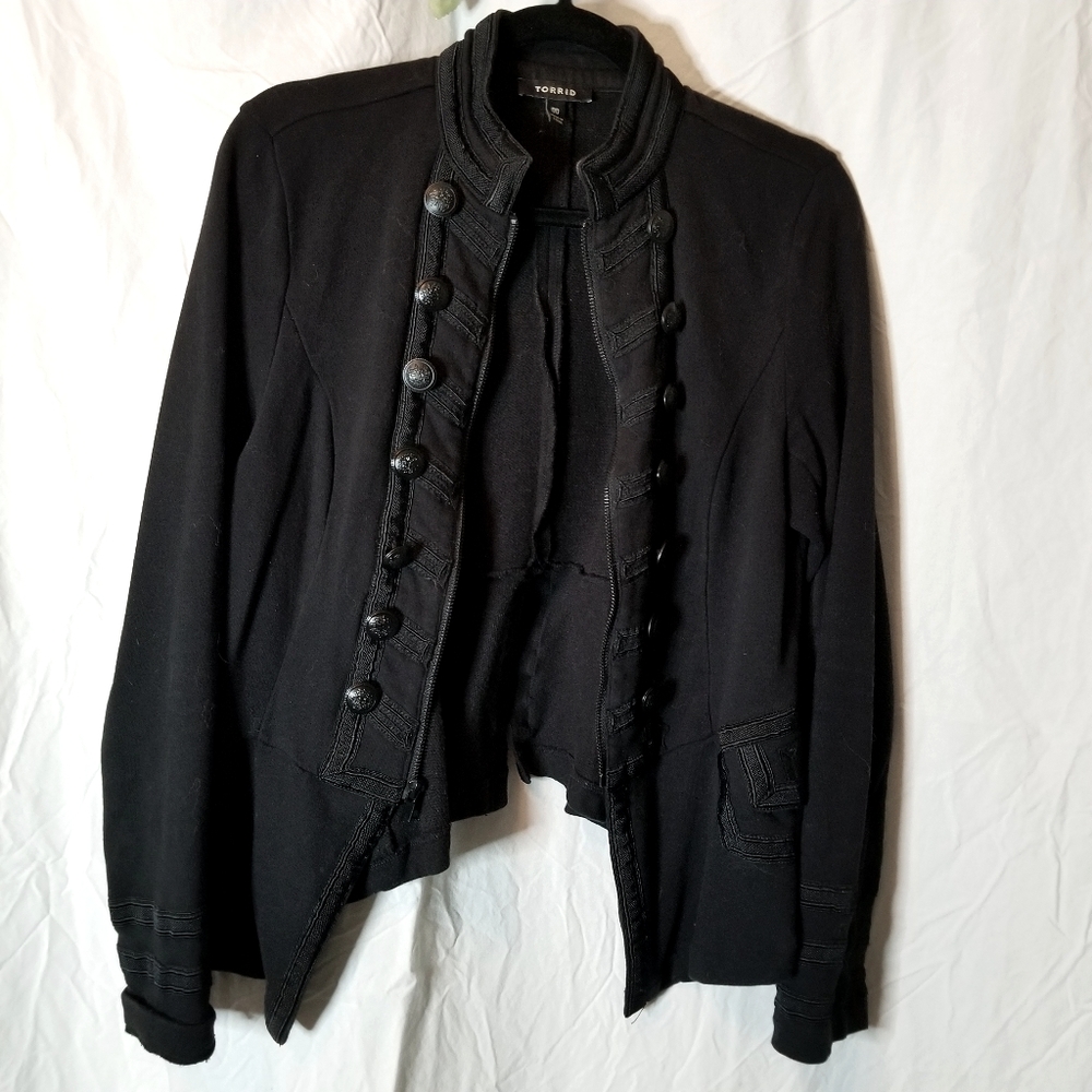 TORRID EMBELLISHED MILITARY JACKET SZ.00